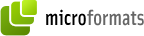 This page supports microformats logo